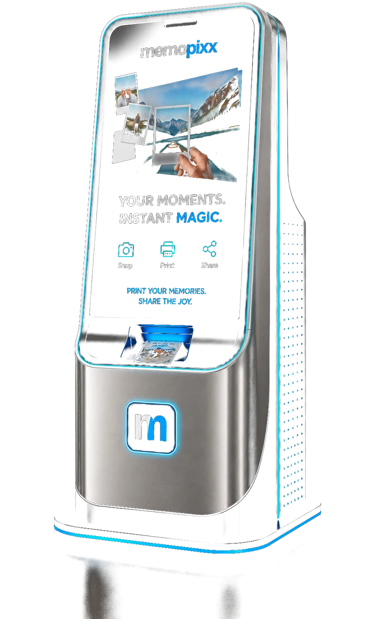 The memopixx photo-magnet kiosk