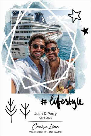 Cruise line magnet